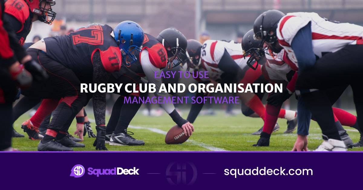 Easy to use Rugby Club and Organisation Management Software