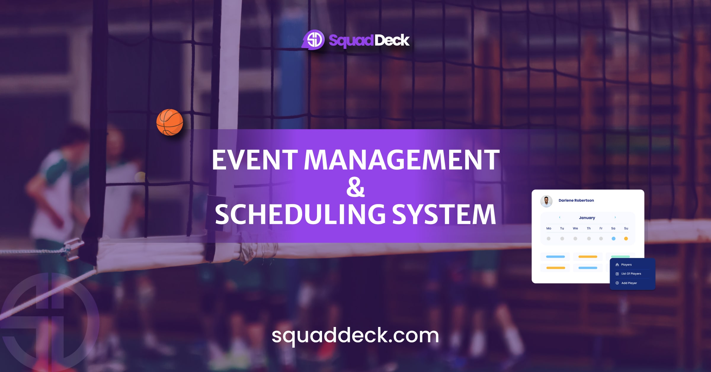 Sports Event Management and Scheduling System for Sports Club