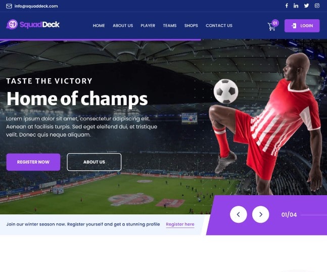 Create a Professional Website for Your Sports Club with SquadDeck