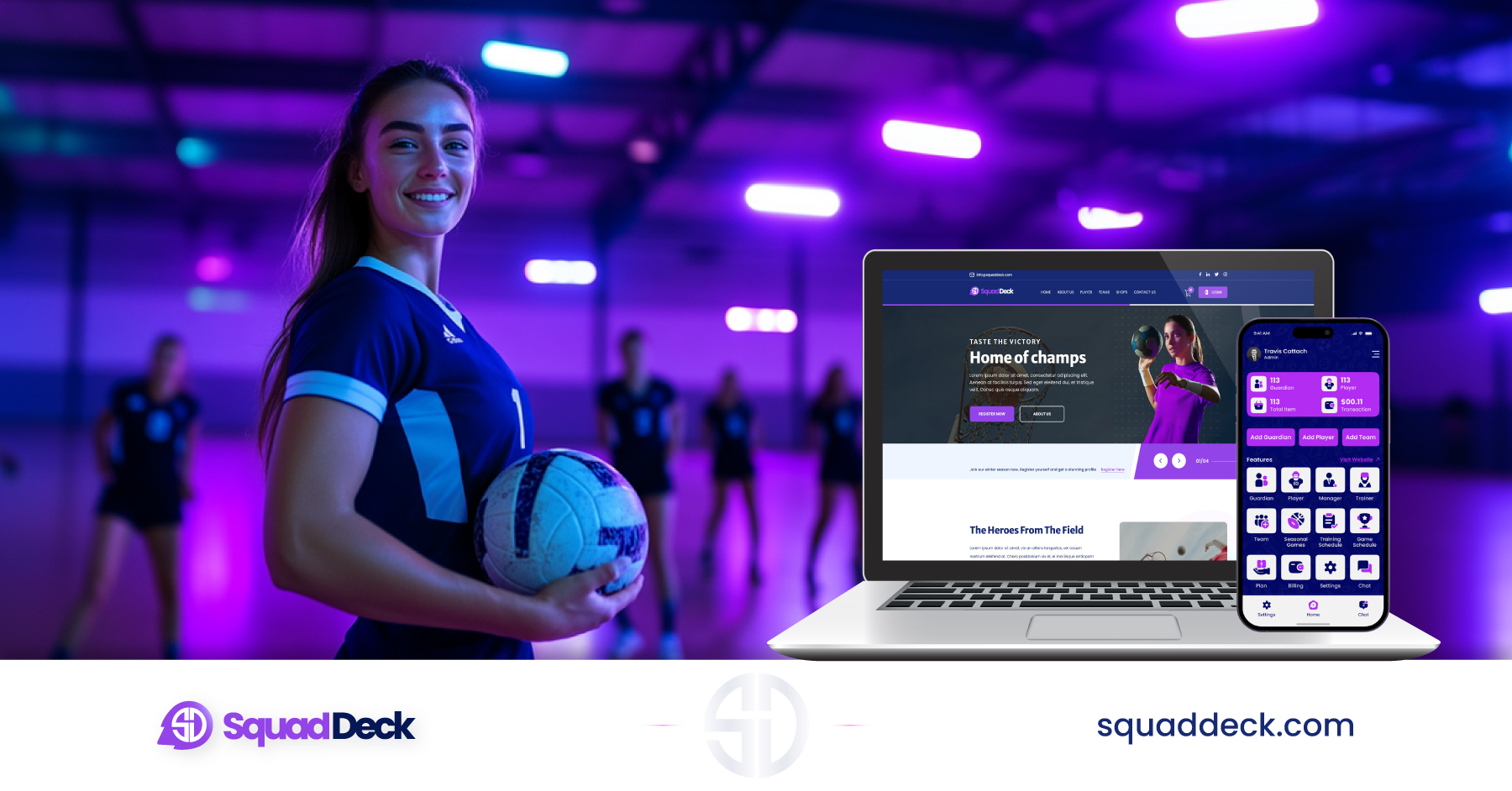 Netball league and club management software