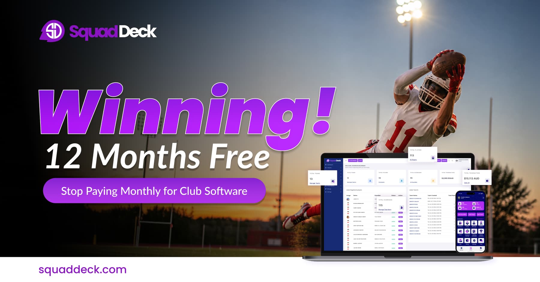 Free Sports Club Management Software